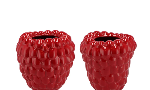 Raspberry vase