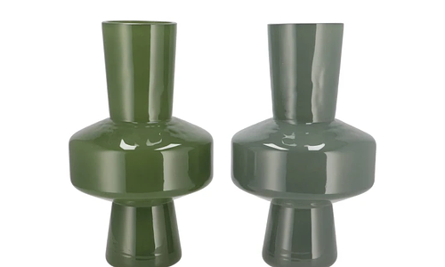Beau summer green vase